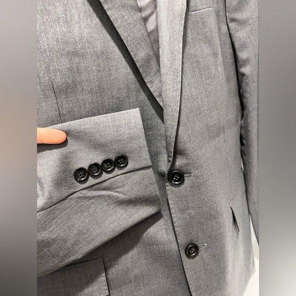 J. Crew Ludlow Slim-fit Suit Jacket Double Vent Loro Piana Wool Charcoal 44L NEW - Picture 8 of 17